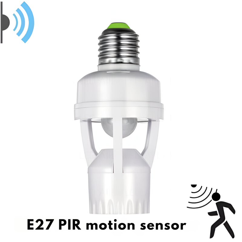 Adattatore di illuminazione intelligente con sensore di movimento
