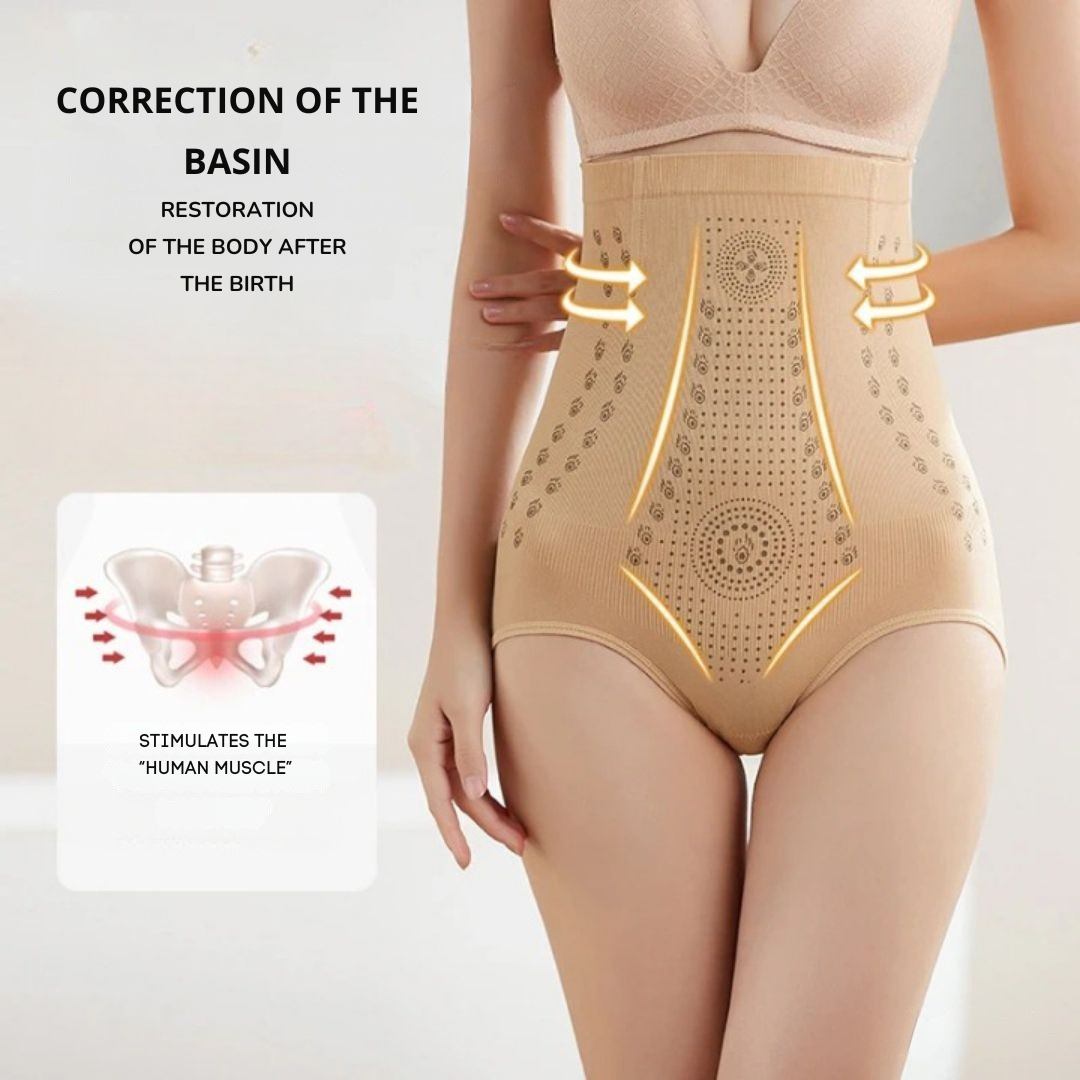 Termisk slankende maveformende bodystocking til hurtig flad mave