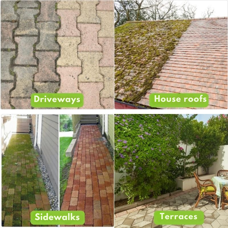 Weed quickly and effortlessly, even on hard surfaces