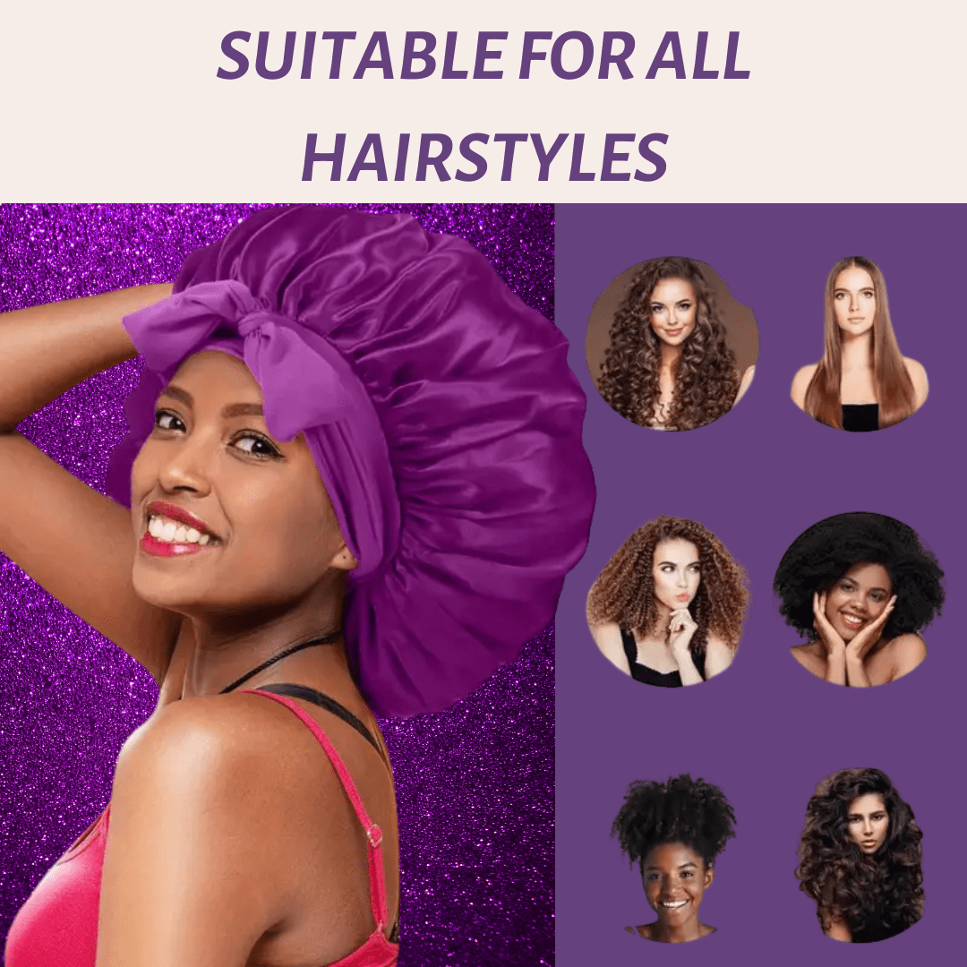 כובע לילה סטן להגן על השיער שלך בסטייל