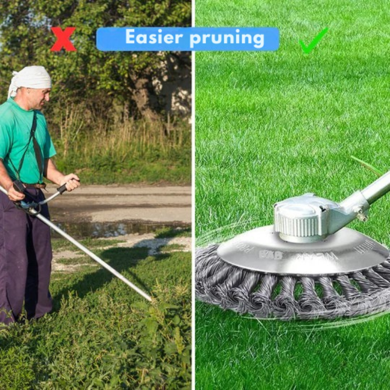 Weed quickly and effortlessly, even on hard surfaces