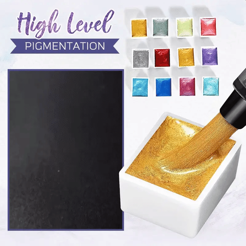 Peinture métallisée intense pour des créations vibrantes
