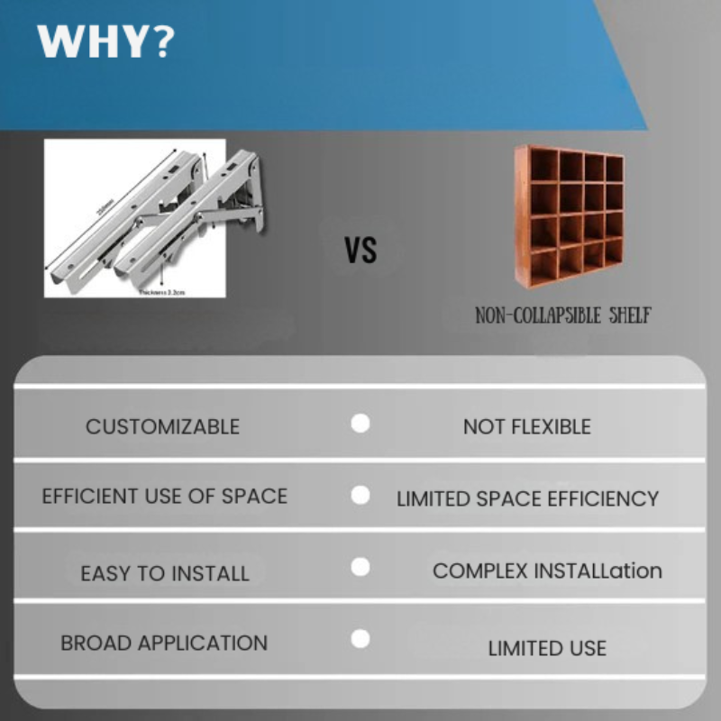 תמיכה מתקפלת חזקה כדי לייעל את החלל (X2)