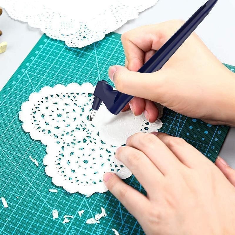 Herramienta de corte artesanal con cuchilla rotativa a 360°