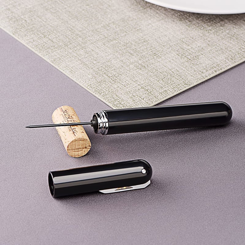 Air pump bottle opener: easy and quick uncorking