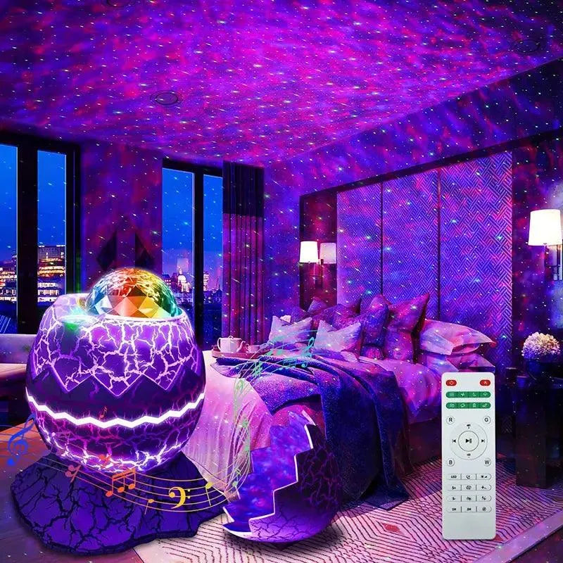 projector גלקסיה עם מוזיקה ושלט רחוק