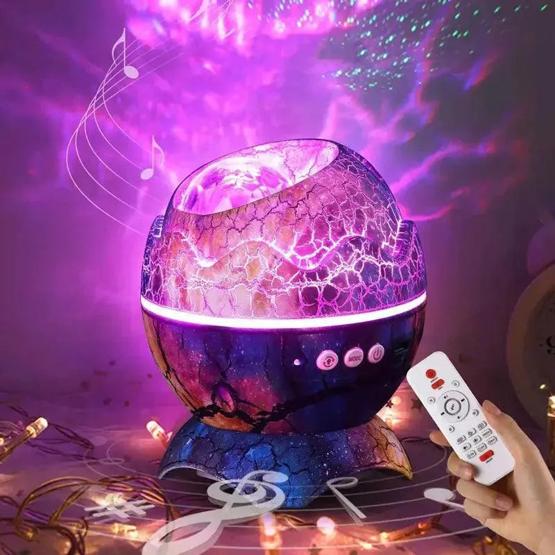 projector גלקסיה עם מוזיקה ושלט רחוק