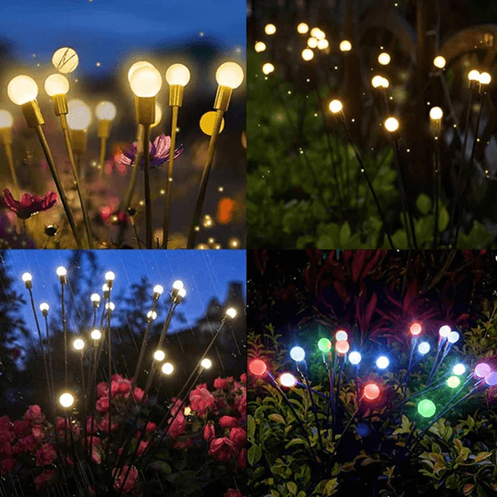Lampes de jardin à lucioles