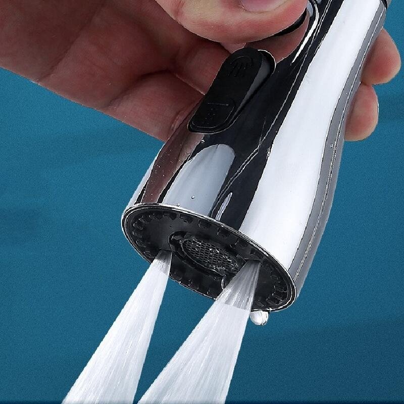 Faucet showerhead 3 jets – Power and water savings