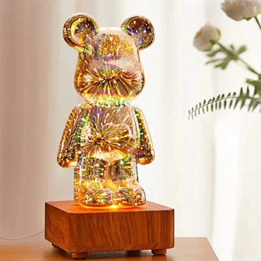 Decoratieve 3D beer lamp met feeërieke verlichting