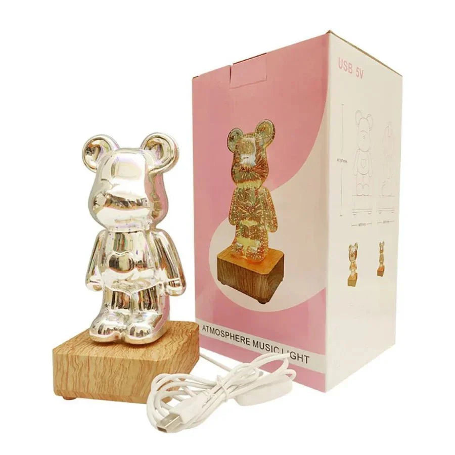Decoratieve 3D beer lamp met feeërieke verlichting