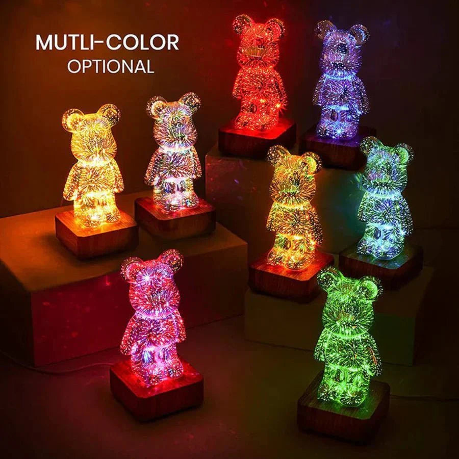 Decoratieve 3D beer lamp met feeërieke verlichting