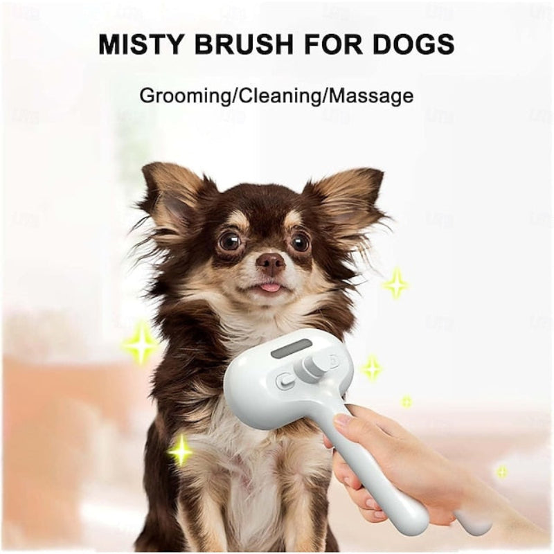 2-in-1 massaging brush for a shiny coat