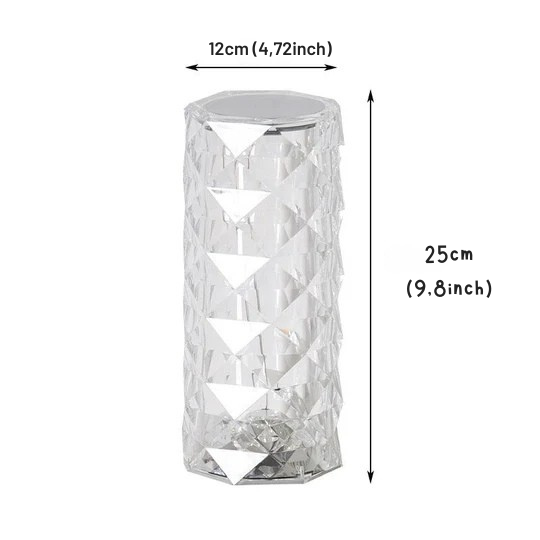 CrystalMax™ - Lámpara de mesa LED con efecto de cristal 