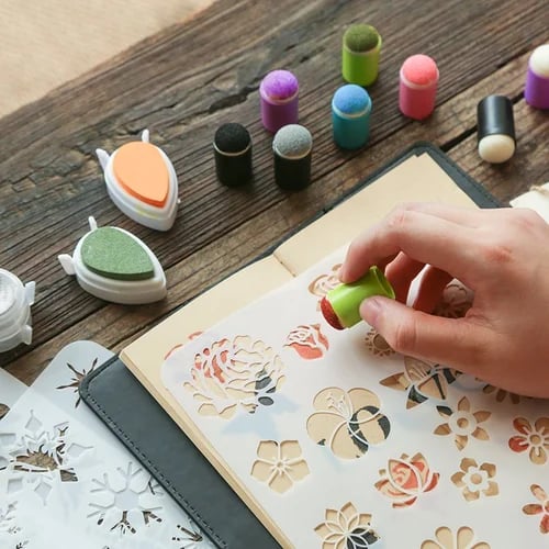 Set de vopsea pentru degete – Creativitate infantilă fără mizerie 
