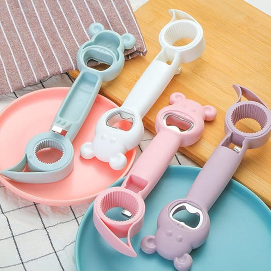 4 in 1 multifunctional bottle and jar opener