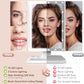 Foldable LED mirror with 3 panels for precise makeup 