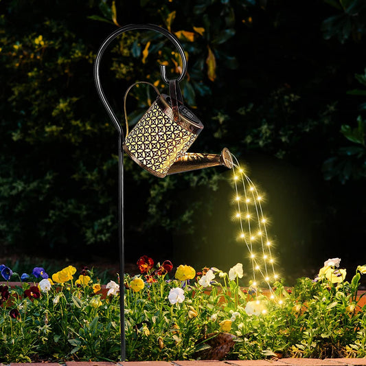 Lámpara de riego luminosa que transforma su jardín en un cuento de hadas 