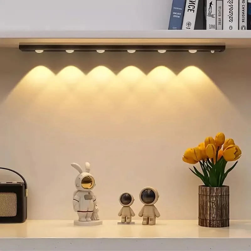 Lámpara LED adhesiva con detector de movimiento inteligente 