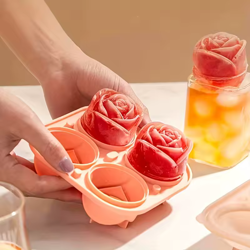 Stampo per cubetti di ghiaccio - stile floreale per cocktail raffinati 