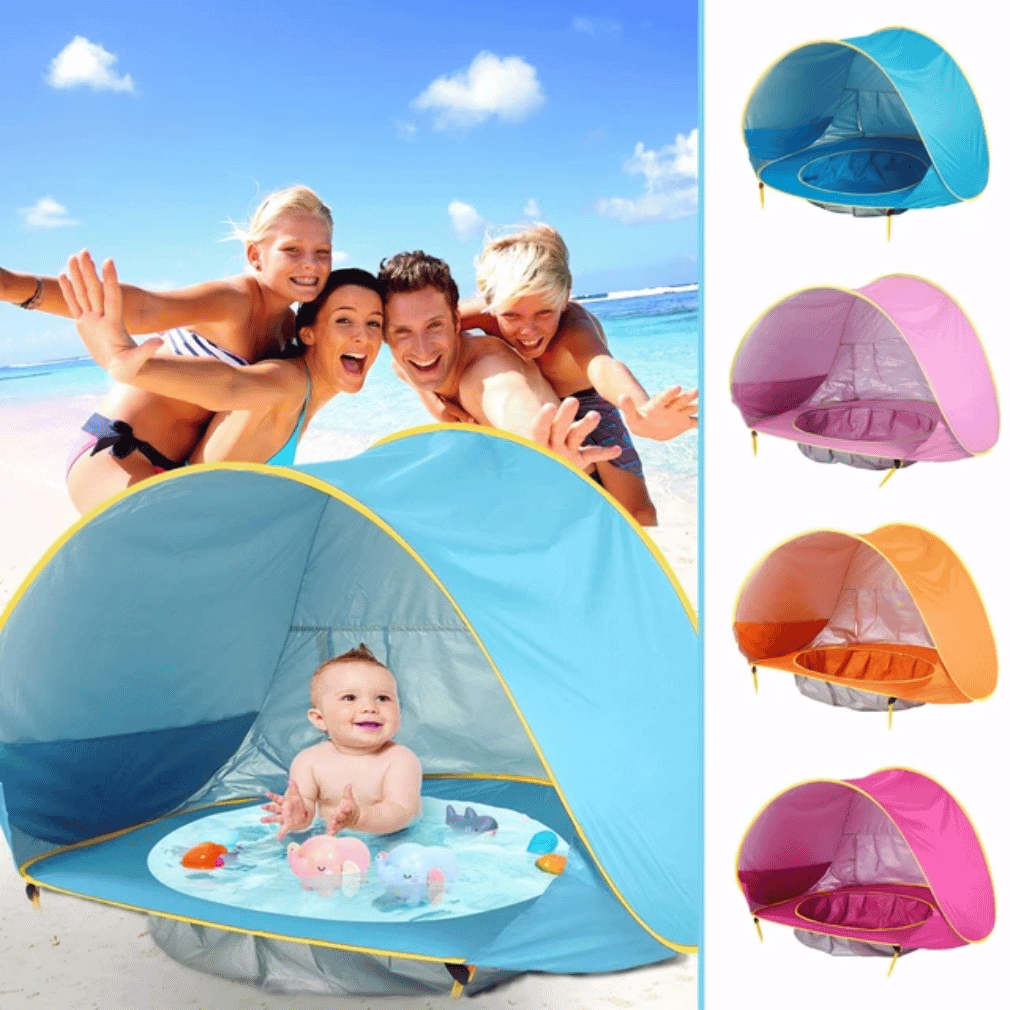 UV protection tent for baby – Optimal protection at the beach 