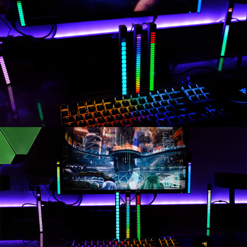 בר ברים LED - RGB מגיב לרעש 