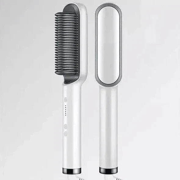 Cabello liso en 2 minutos con cepillo calefactor 