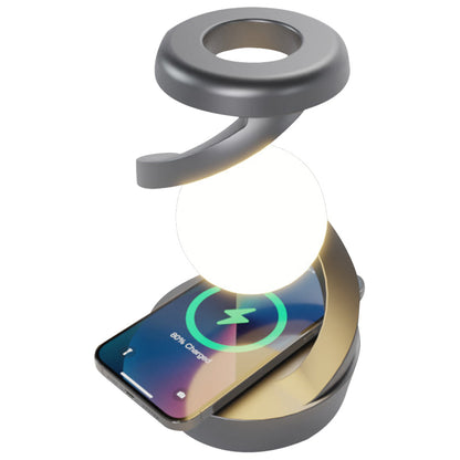 Lampada LED di design con caricatore wireless integrato 