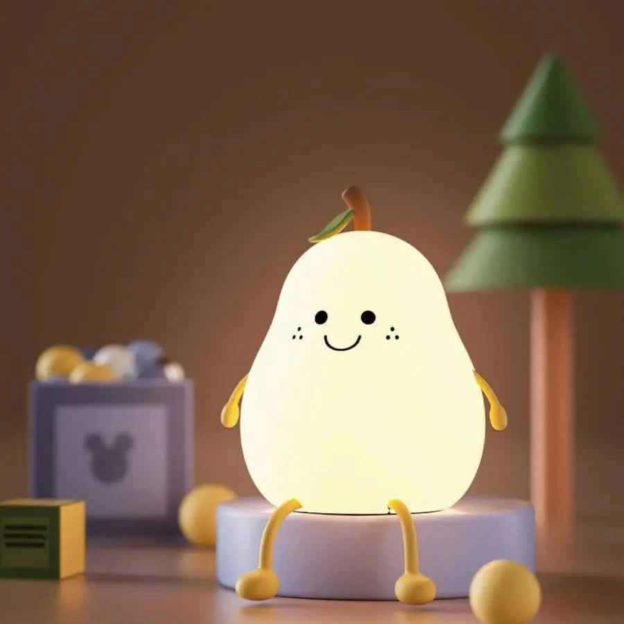 Wiederaufladbare Silikon-Nachtlampe für Kinder 