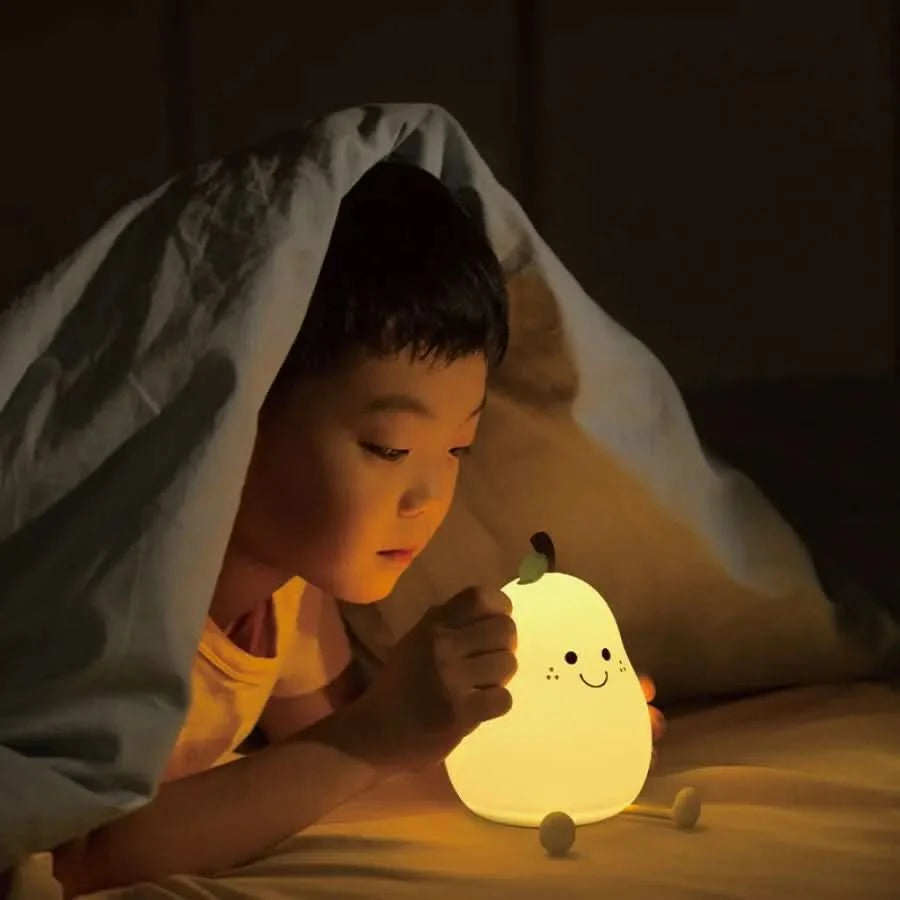 Wiederaufladbare Silikon-Nachtlampe für Kinder 