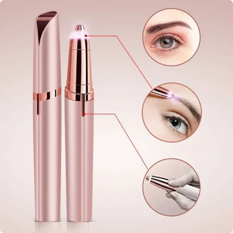 Precise and painless hair removal for clean eyebrows 