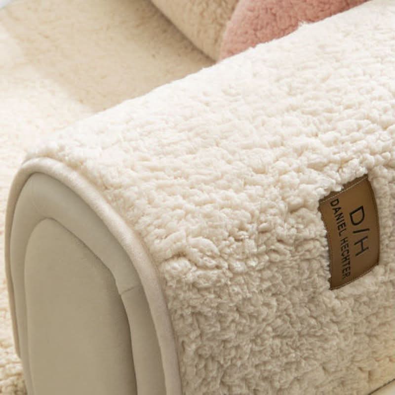 Copertura per Divano Ultra Morbida in Cachemire di Pecora – Effetto Peluche & Antiscivolo 