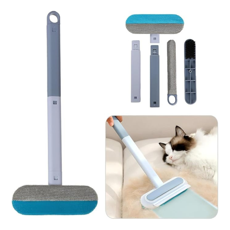 毛がつかない3-in-1ブラシと多用途表面用 