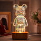 Decoratieve 3D beer lamp met feeërieke verlichting 