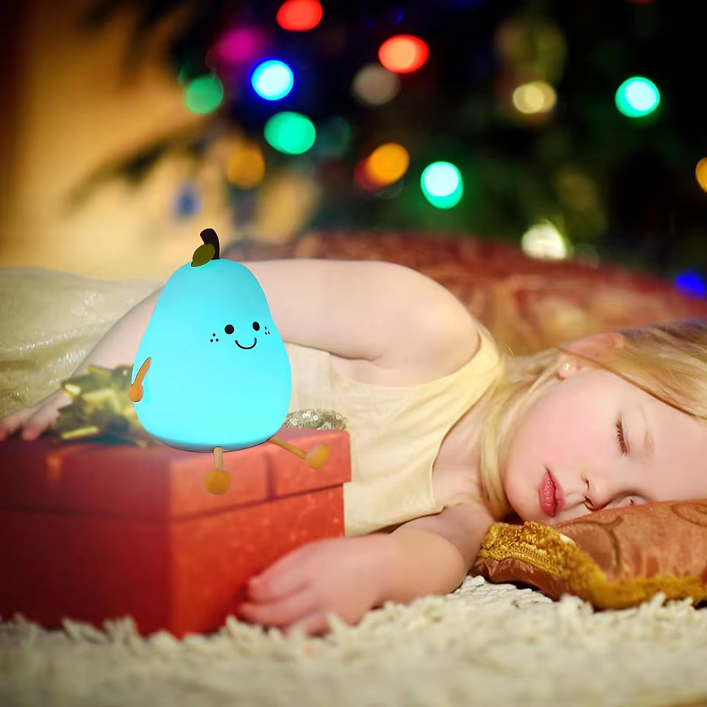 Wiederaufladbare Silikon-Nachtlampe für Kinder 