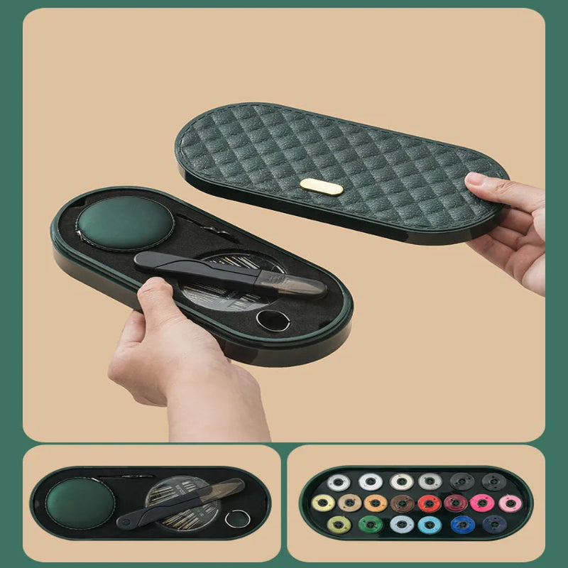 Kit couture compact avec accessoires prêts à l’emploi