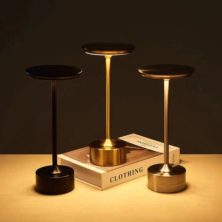 Kabellose LED-Lampe mit elegantem und tactilem Design 