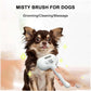 2-in-1 massaging brush for a shiny coat 